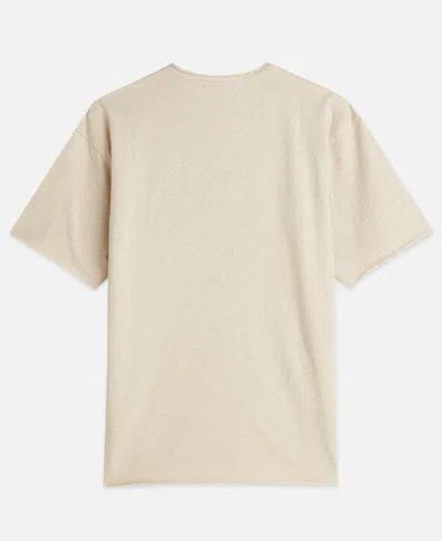 Scotch & Soda Men's Raw-edged Relaxed-fit T-shirt In Neutral