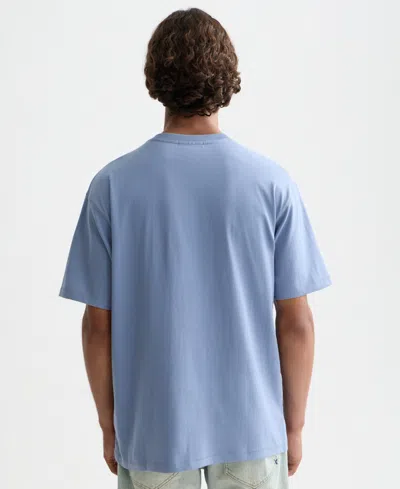 Scotch & Soda Men's Seasonal Crewneck T-shirt In Blue