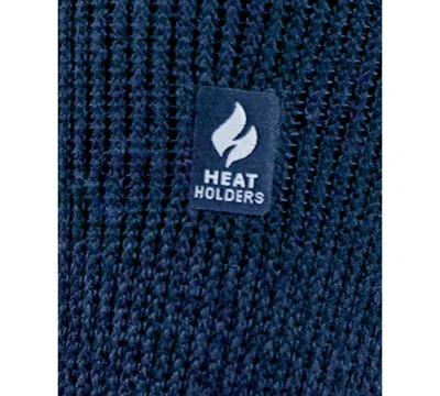 Heat Holders Boys' And Girls' 4-20 Jayden Solid Crew Socks In Blue