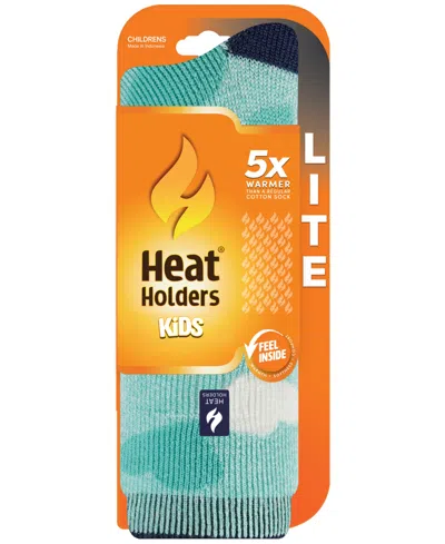Heat Holders Boys' And Girls' 4-20 Harper Hearts Crew Socks In Multi