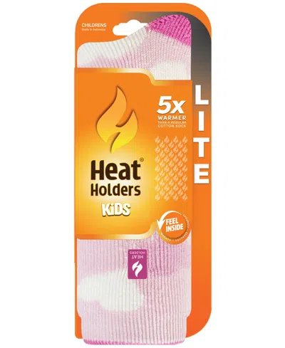 Heat Holders Boys' And Girls' 4-20 Harper Hearts Crew Socks In Multi