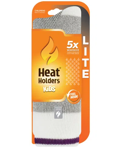 Heat Holders Boys' And Girls' 4-20 Remi Twist Crew Socks In Multi
