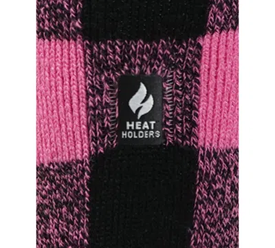 Heat Holders Girls' 4-16 Ella Plaid Slipper Socks In Multi