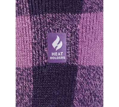 Heat Holders Girls' 4-16 Ella Plaid Slipper Socks In Multi