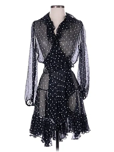 Pre-owned Zimmermann Cocktail Dress In Black