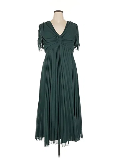 Pre-owned Asos Design Cocktail Dress In Green
