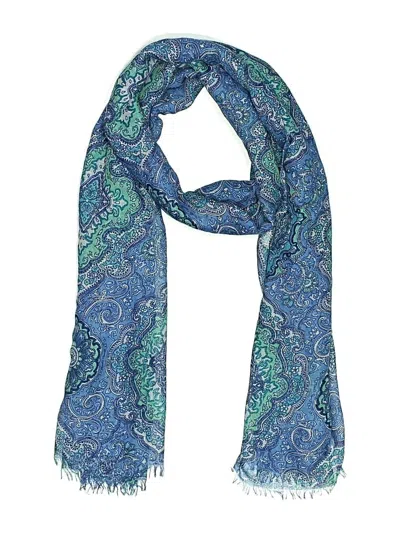 Pre-owned Unbranded Scarf In Blue