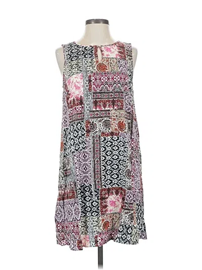 Pre-owned Jjill Casual Dress In Gray