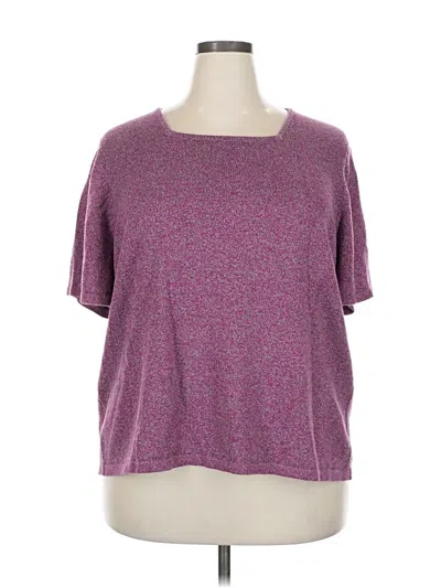 Pre-owned Liz & Me Short Sleeve T-shirt In Purple
