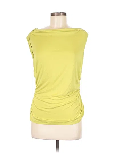 Pre-owned Pilcro Sleeveless Top Yellow Cowl Neck Tops