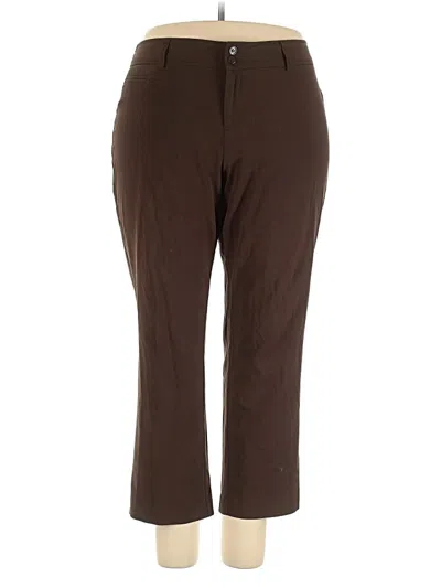 Pre-owned Cj Banks Casual Pants In Brown
