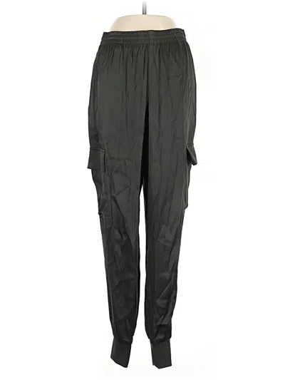 Pre-owned Good American Cargo Pants In Black