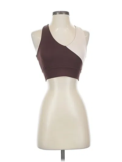 Pre-owned Wilo Tank Top Brown Strapless Neckline Tops