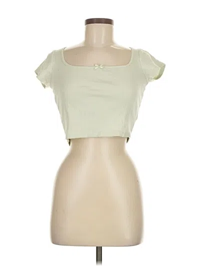 Pre-owned Gaze Tube Top Green Sweetheart Neckline Tops