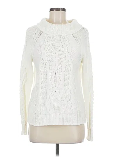 Pre-owned The Reeds Turtleneck Sweater In White