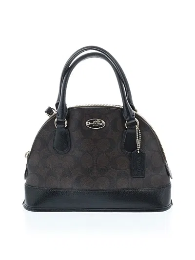 Pre-owned Coach Factory Satchel In Brown