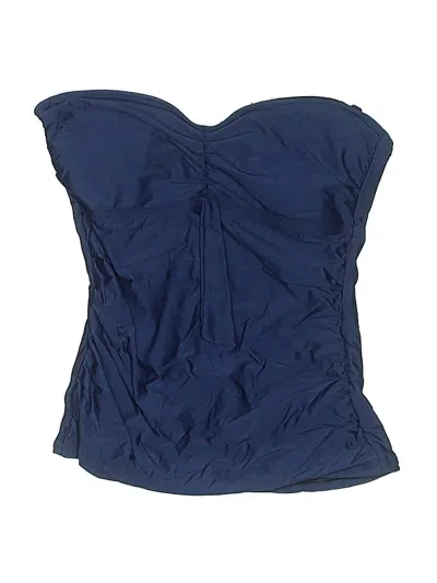 Pre-owned Splendid Swimsuit Top Blue Swimwear