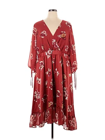 Pre-owned Torrid Casual Dress In Red