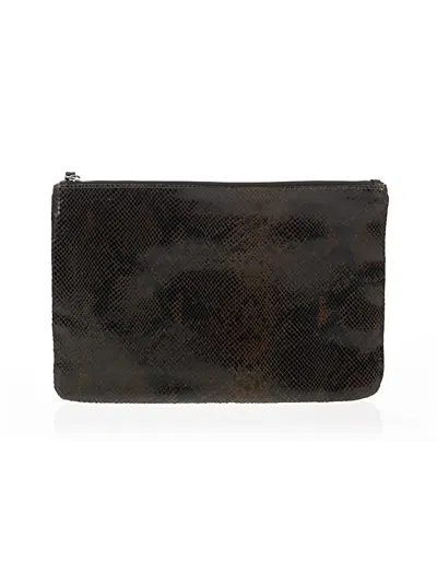 Pre-owned Banana Republic Leather Wristlet In Green