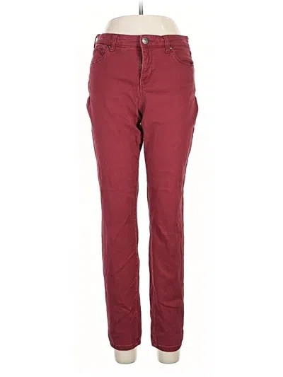 Pre-owned Style & Co Jeans In Burgundy