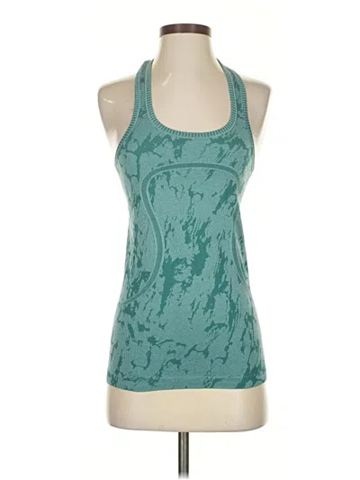 Pre-owned Lululemon Athletica Active Tank Top In Blue