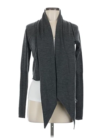 Pre-owned Allsaints Wool Cardigan Sweater In Gray