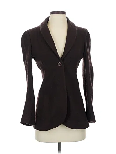 Pre-owned Barneys New York Wool Blazer Jacket In Brown