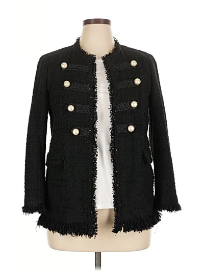 Pre-owned Zara Coat In Black
