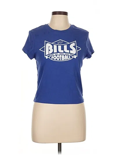 Pre-owned Junk Food Short Sleeve T-shirt In Blue