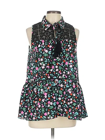 Pre-owned Kate Spade New York Sleeveless Blouse In Black