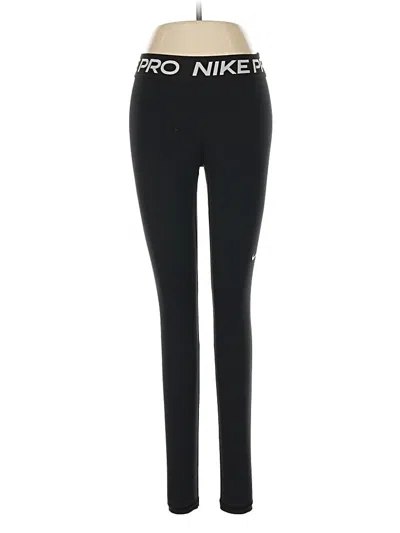 Pre-owned Nike Active Pants In Black