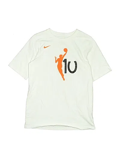 Pre-owned Nike Kids' Short Sleeve T-shirt In White