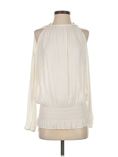 Pre-owned Ramy Brook Sleeveless Blouse In White