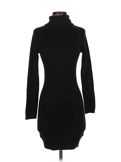 Pre-owned Bisou Bisou Turtleneck Sweater In Black