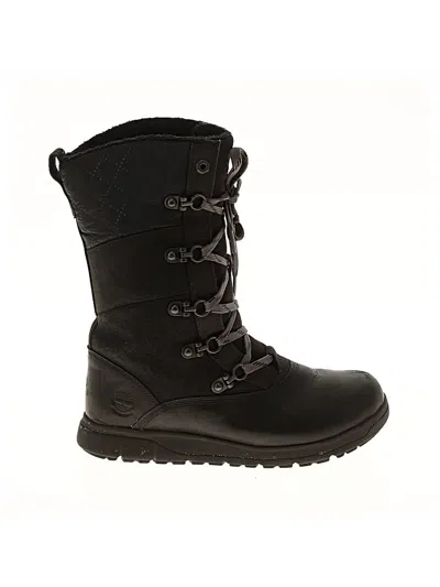 Pre-owned Timberland Boots In Black
