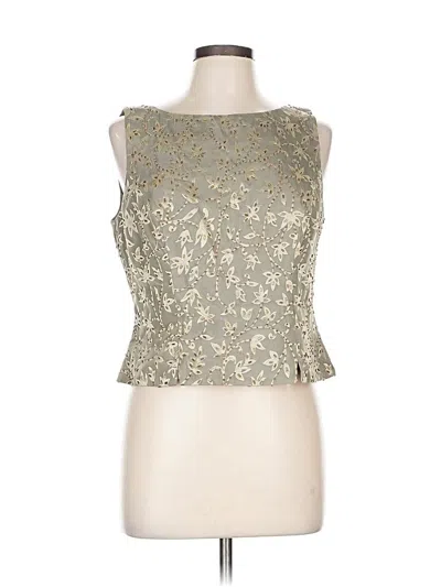 Pre-owned Js Collections Sleeveless Blouse In Silver