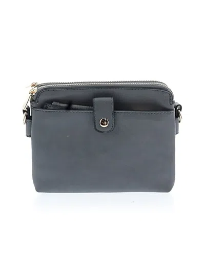 Pre-owned Melie Bianco Crossbody Bag In Gray