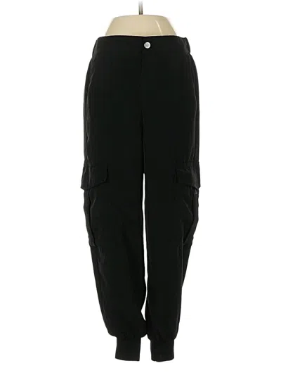 Pre-owned Zara Cargo Pants In Black