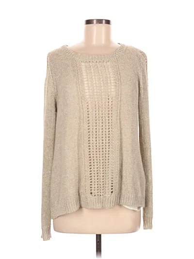 Pre-owned Lucky Brand Pullover Sweater In Brown