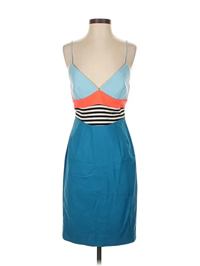 Pre-owned L'agence Cocktail Dress In Blue