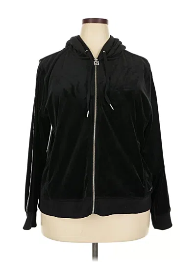Pre-owned Calvin Klein Performance Zip Up Hoodie In Black