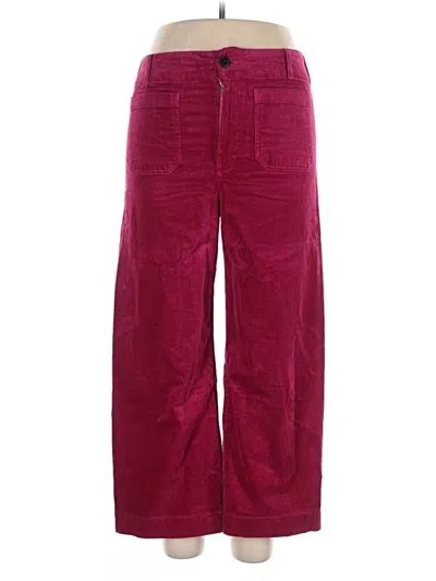 Pre-owned Maeve By Anthropologie Casual Pants In Burgundy