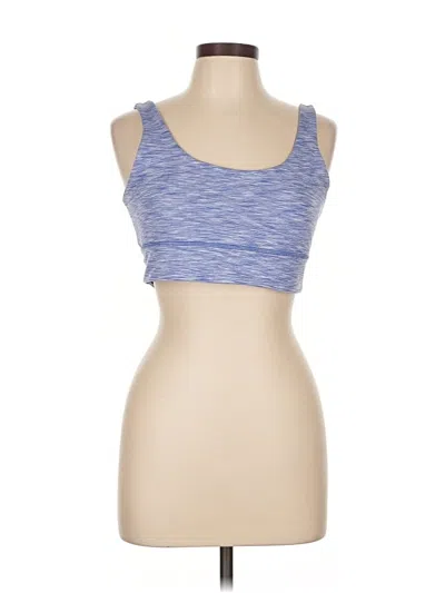Pre-owned Outdoor Voices Sports Bra In Blue