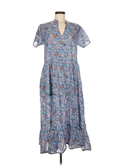 Pre-owned Dolma Casual Dress In Blue