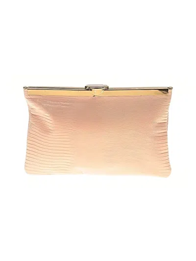 Pre-owned Etra Leather Clutch In Pink