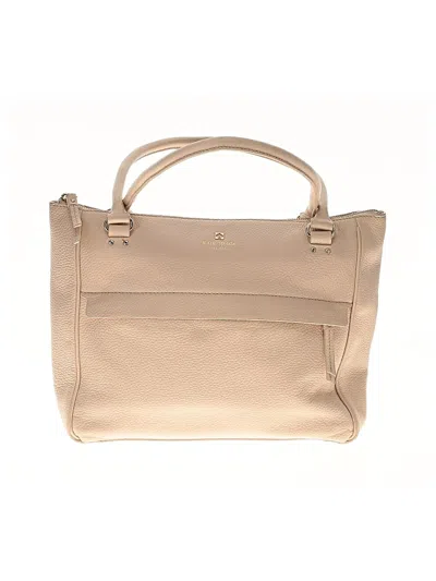 Pre-owned Kate Spade New York Leather Tote Bag In White