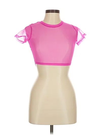 Pre-owned Emma & Sam Tank Top Pink Strapless Neckline Tops