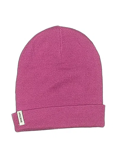 Pre-owned Burton Beanie Hat In Pink