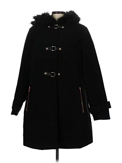Pre-owned City Chic Coat In Black