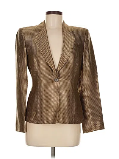 Pre-owned Armani Collezioni Blazer Jacket In Gold